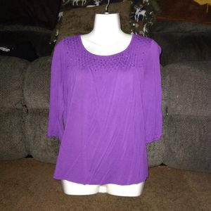 💜 Purple GEORGE Blouse 💜